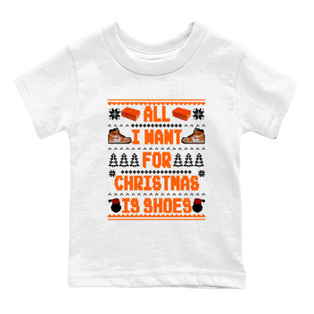 Air Jordan 1 Starfish t shirts to match sneakers Special Christmas Shirts All I Want For Christmas Is Shoes sneaker match tees 1s Starfish sneaker match tee SNRT Sneaker Tees Youth Baby White 2 tee