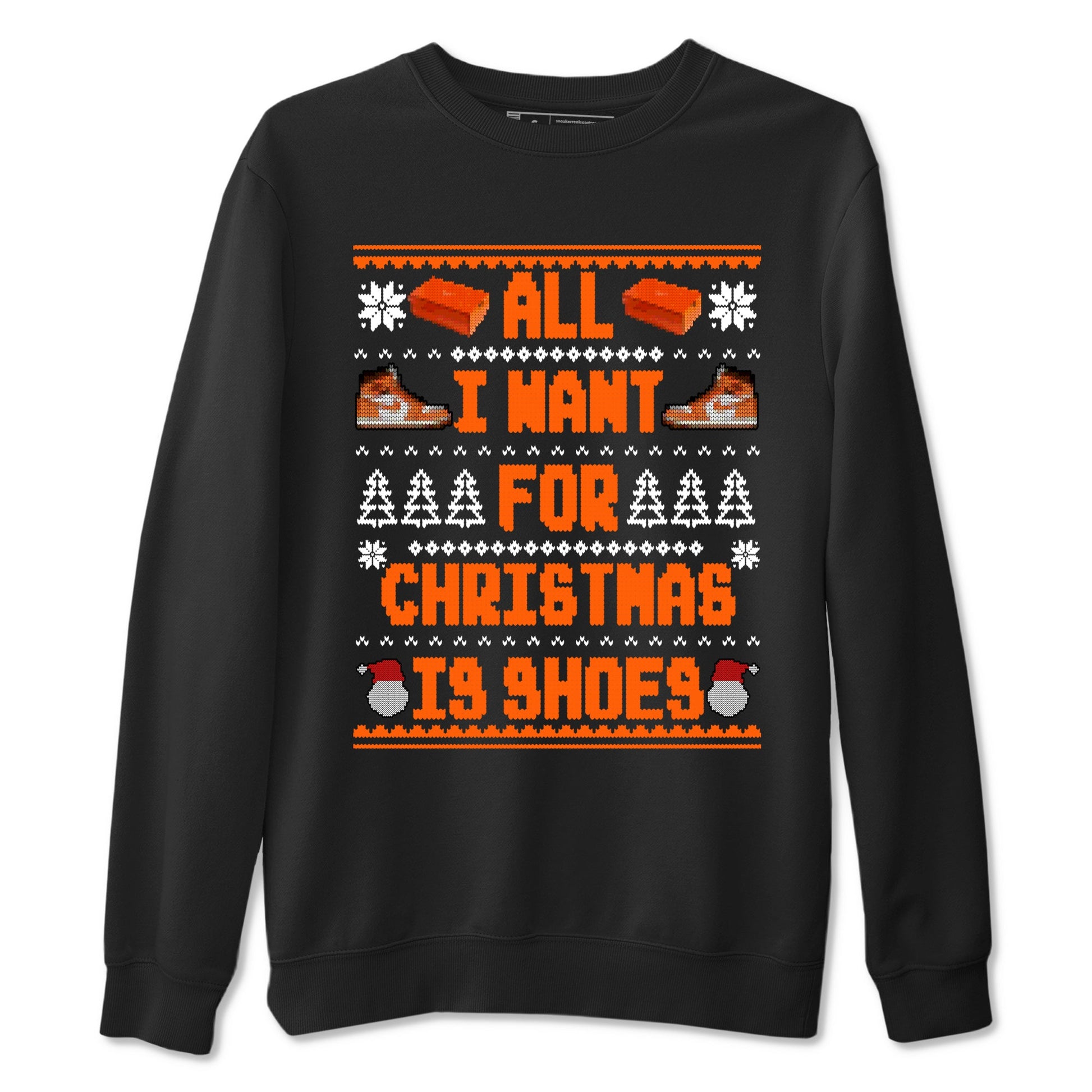 Air Jordan 1 Starfish t shirts to match sneakers Special Christmas Shirts All I Want For Christmas Is Shoes sneaker match tees 1s Starfish sneaker match tee SNRT Sneaker Tees unisex cotton Black 2 shirts