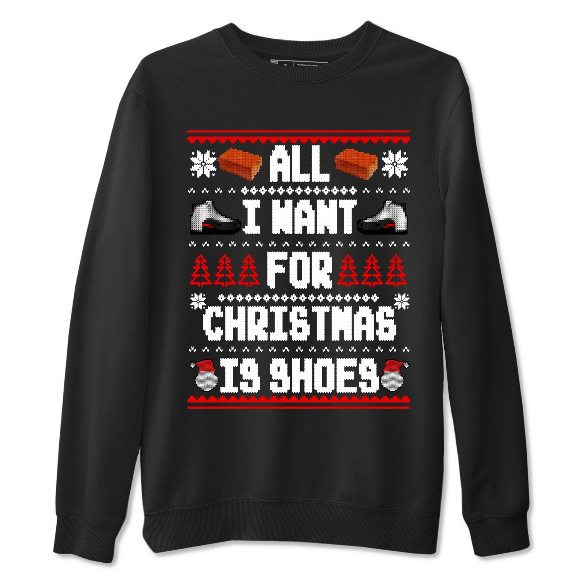 12s Taxi Flip t shirts to match sneakers Special Christmas Shirts All I Want For Christmas Is Shoes sneaker match tees Air Jordan 12 Taxi Flip sneaker match tee SNRT Sneaker Tees unisex cotton Black 2 shirts