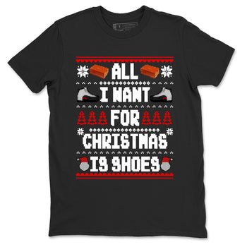 12s Taxi Flip t shirts to match sneakers Special Christmas Shirts All I Want For Christmas Is Shoes sneaker match tees Air Jordan 12 Taxi Flip sneaker match tee SNRT Sneaker Tees unisex cotton Black 2 shirts