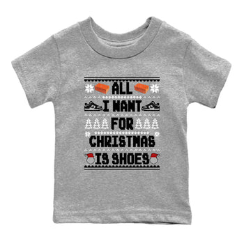 Nike Dunk Panda t shirts to match sneakers Special Christmas Shirts All I Want For Christmas Is Shoes sneaker match tees Dunk Panda sneaker match tee SNRT Sneaker Tees Youth Baby Heather Grey 2 tee
