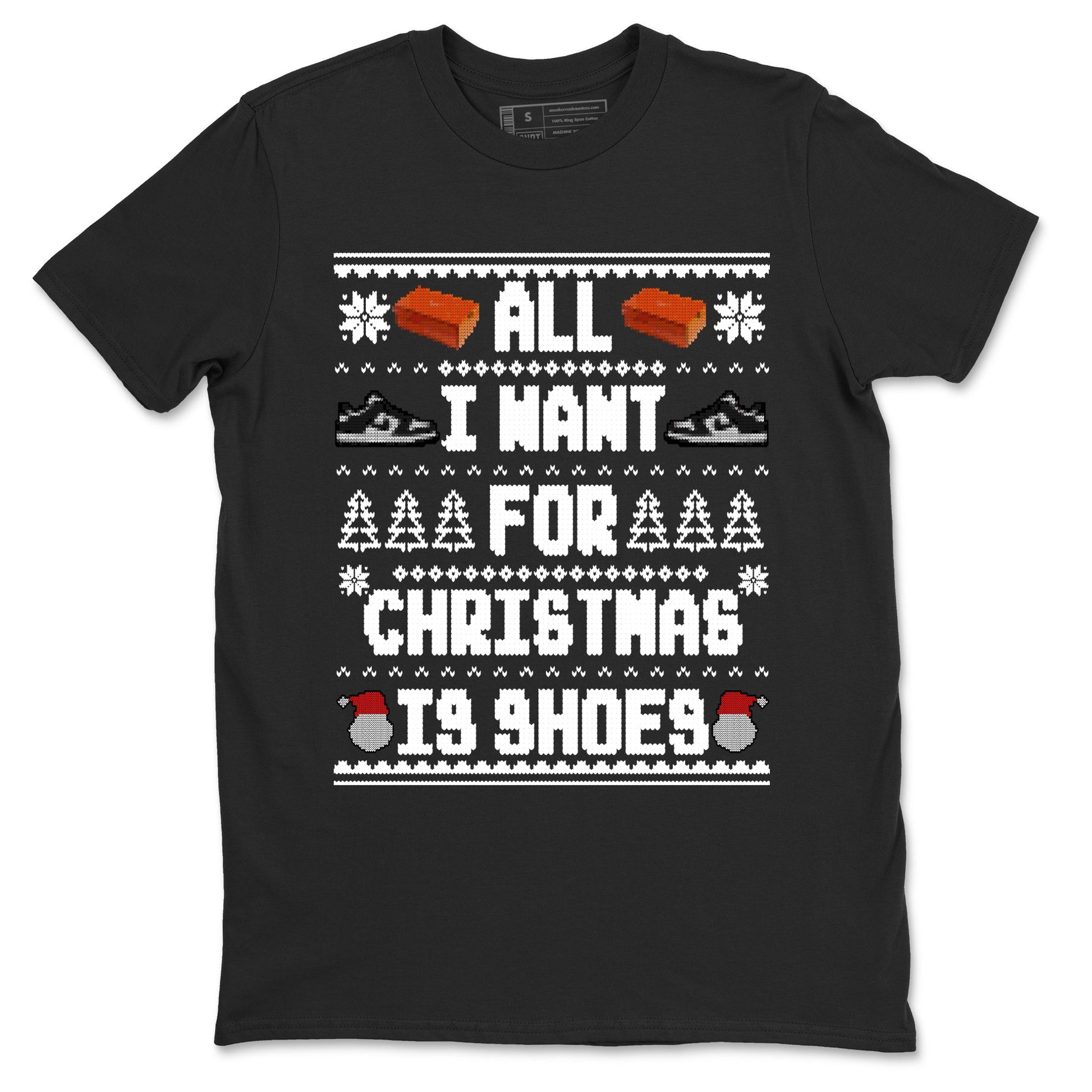 Nike Dunk Panda t shirts to match sneakers Special Christmas Shirts All I Want For Christmas Is Shoes sneaker match tees Dunk Panda sneaker match tee SNRT Sneaker Tees unisex cotton Black 2 shirts