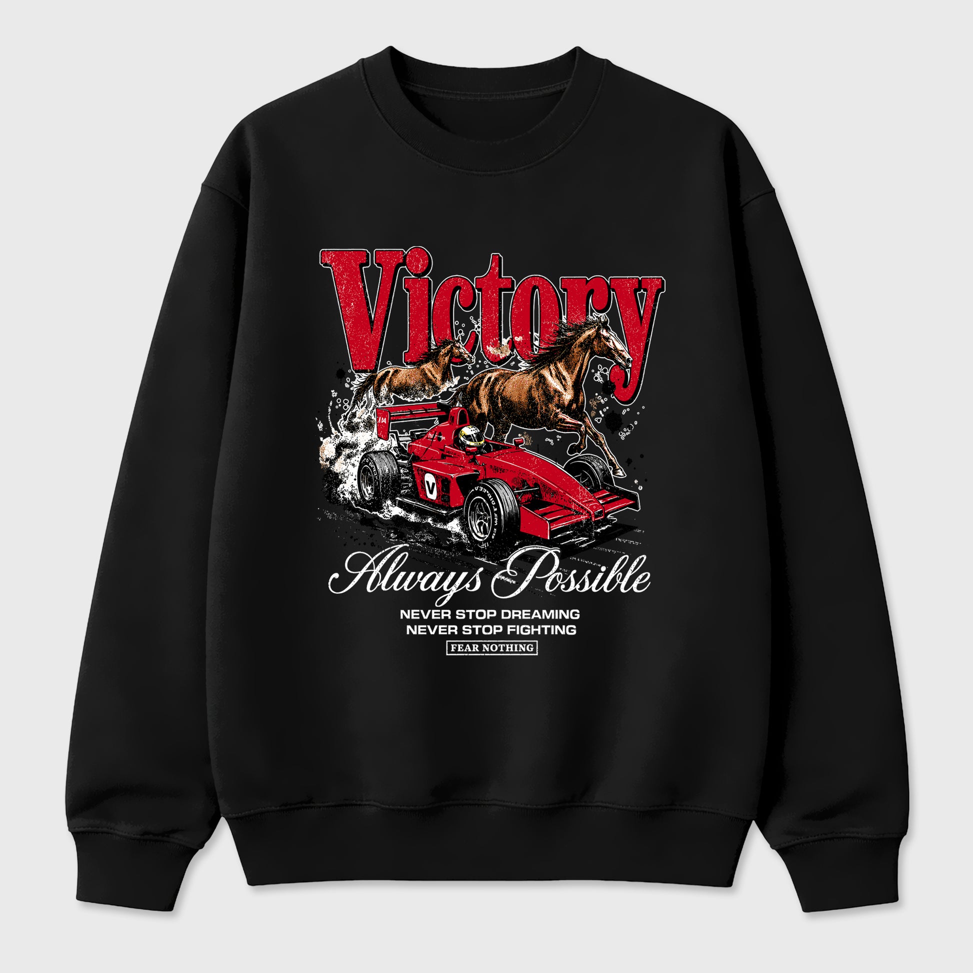 Always Possible Graphic T-Shirt sneaker match tee designed for the Air Jordan 4 Toro Bravo, featuring coordinated color options for a perfect streetwear match. Black 2 shirt.