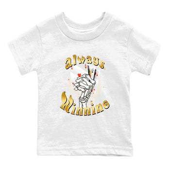 12s Phantom shirts to match jordans Always Winning sneaker match tees Air Jordan 12 WMNS Phantom match shoes to clothes SNRT Sneaker Tees Youth Baby White 2 tee