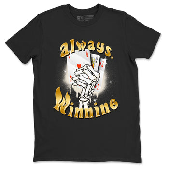 12s Phantom shirts to match jordans Always Winning sneaker match tees Air Jordan 12 WMNS Phantom match shoes to clothes SNRT Sneaker Tees unisex cotton Black 2 shirts