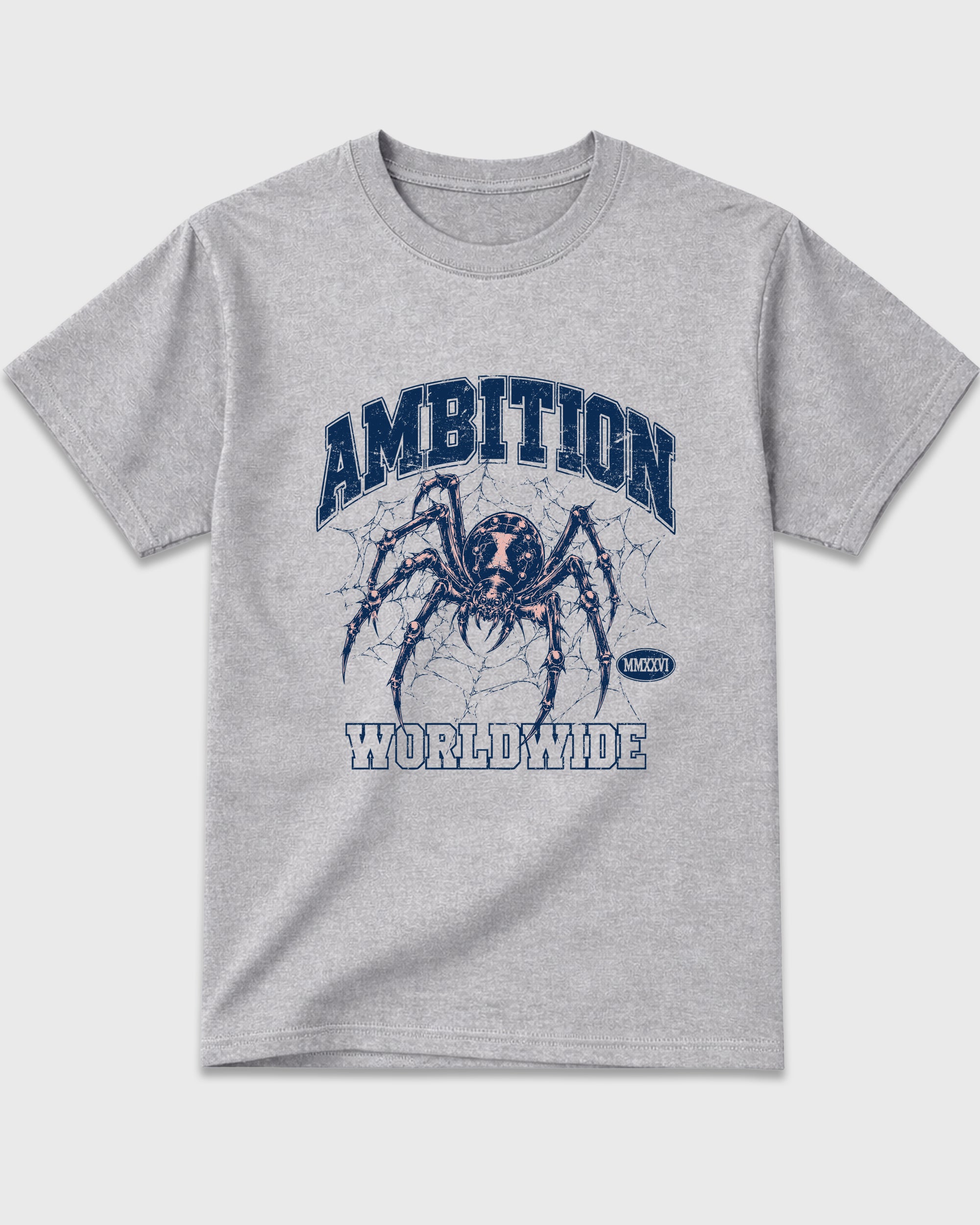 Ambition Graphic T-Shirt featuring original streetwear artwork designed to match the Air Jordan 11 Made For Locals. Heather Grey 2 Graphic T-Shirt.