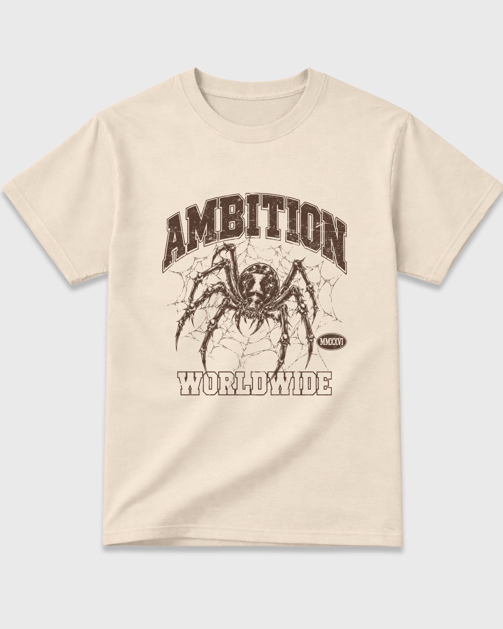 Ambition Graphic T-Shirt featuring original streetwear artwork designed to match the Air Jordan 12 Fireside. Natural 2 Graphic T-Shirt.