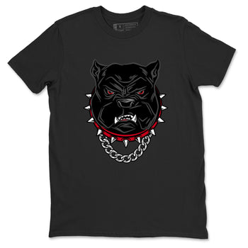Jordan 1 High '85 "Bred" Graphic shirts Angry Bulldog shirts Air Jordan 1 '85 Bred best t-shirts to wear with jordans SNRT Sneaker Tees unisex cotton Black 2 shirts