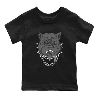 9s Cool Grey shirts to match jordans Angry Bulldog best t shirts to wear with jordans AJ 9 Retro Cool Grey match shoes to clothes SNRT Sneaker Tees Youth Baby Black 2 tee