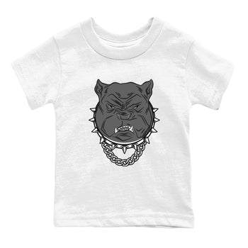 9s Cool Grey shirts to match jordans Angry Bulldog best t shirts to wear with jordans AJ 9 Retro Cool Grey match shoes to clothes SNRT Sneaker Tees Youth Baby White 2 tee