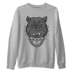 9s Cool Grey shirts to match jordans Angry Bulldog best t shirts to wear with jordans AJ 9 Retro Cool Grey match shoes to clothes SNRT Sneaker Tees unisex cotton Heather Grey 2 shirts