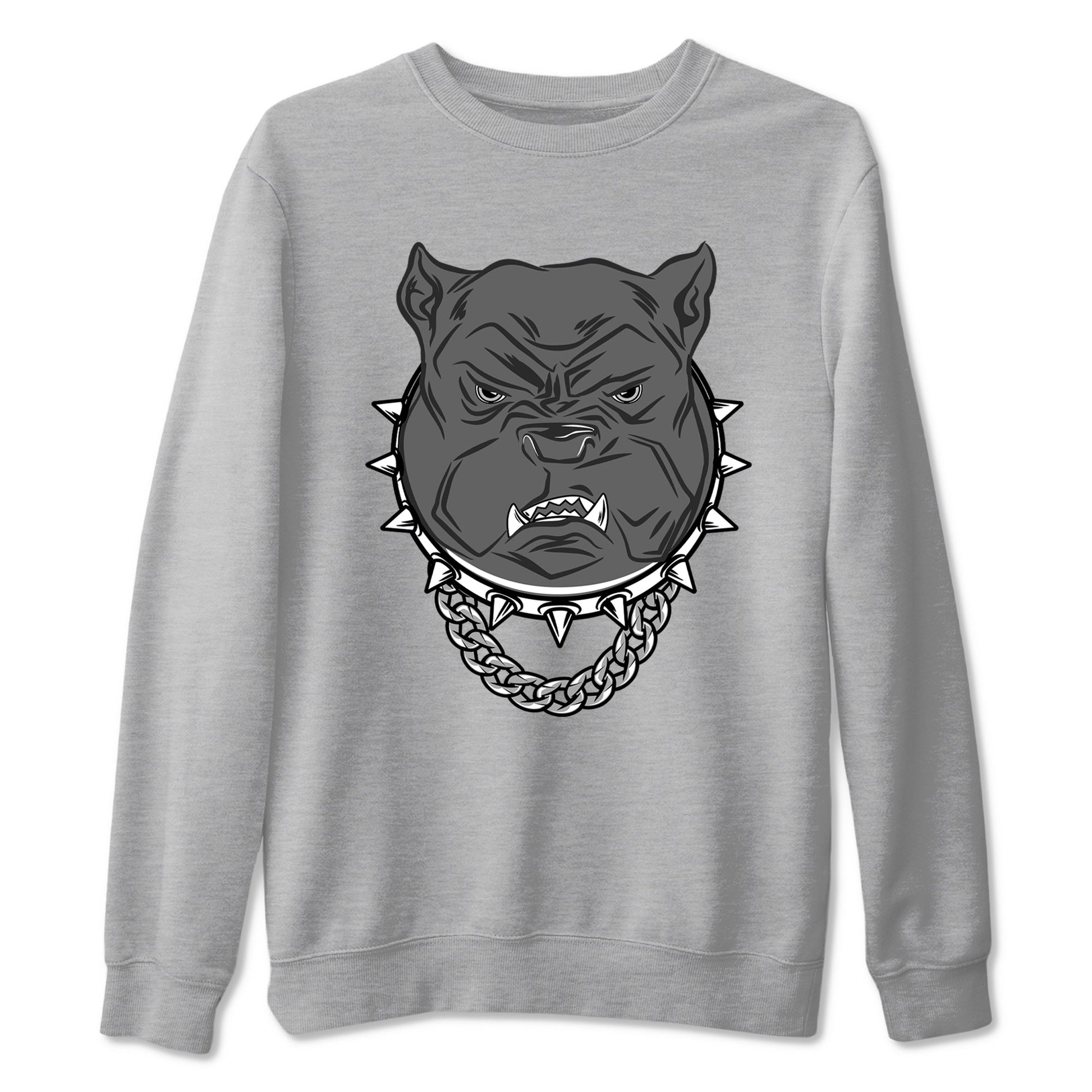 9s Cool Grey shirts to match jordans Angry Bulldog best t shirts to wear with jordans AJ 9 Retro Cool Grey match shoes to clothes SNRT Sneaker Tees unisex cotton Heather Grey 2 shirts