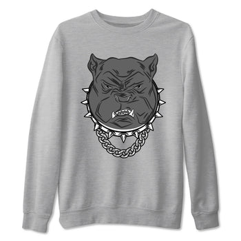 9s Cool Grey shirts to match jordans Angry Bulldog best t shirts to wear with jordans AJ 9 Retro Cool Grey match shoes to clothes SNRT Sneaker Tees unisex cotton Heather Grey 2 shirts