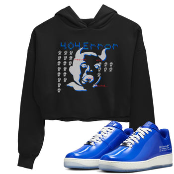 Air Force 1 404 Error shirt to match jordans Are You Blessed sneaker tees Air Force 1 404 Error SNRT Sneaker Release Tees Black 1 crop length shirt
