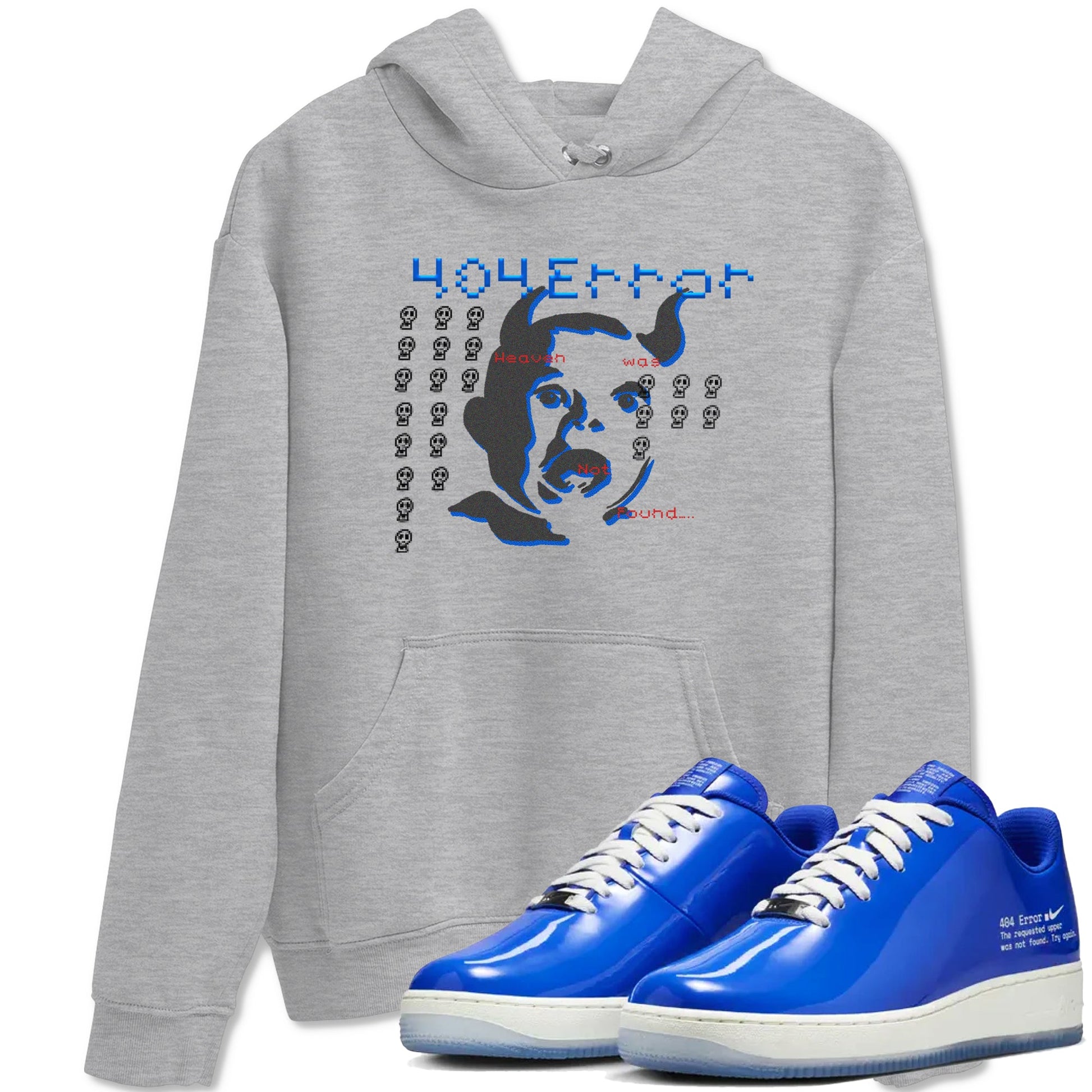 Air Force 1 404 Error shirt to match jordans Are You Blessed sneaker tees Air Force 1 404 Error SNRT Sneaker Release Tees unisex cotton Heather Grey 1 crew neck shirt
