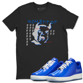Air Force 1 404 Error shirt to match jordans Are You Blessed sneaker tees Air Force 1 404 Error SNRT Sneaker Release Tees unisex cotton Black 1 crew neck shirt