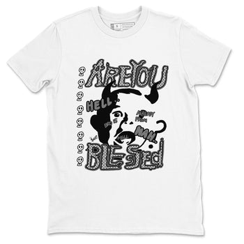 4s Wet Cement shirts to match jordans Are You Blessed sneaker match tees Air Jordan 4 SE Wet Cement SNRT Sneaker Release Tees unisex cotton White 2 crew neck shirts