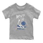 11s Diffused Blue shirts to match jordans Are You Ready sneaker match tees Air Jordan 11 Diffused Blue SNRT Sneaker Release Tees Youth Baby Heather Grey 2 crew neck shirts