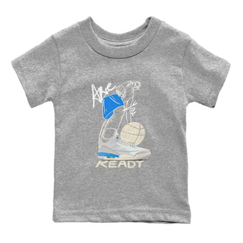 3s Lucky Shorts shirts to match jordans Are You Ready best t shirts to wear with jordans Air Jordan 3 Lucky Shorts match shoes to clothes SNRT Sneaker Tees Youth Baby Heather Grey 2 tee