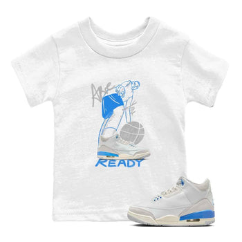 3s Lucky Shorts shirts to match jordans Are You Ready best t shirts to wear with jordans Air Jordan 3 Lucky Shorts match shoes to clothes SNRT Sneaker Tees Youth Baby White 1 tee