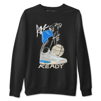 3s Lucky Shorts shirts to match jordans Are You Ready best t shirts to wear with jordans Air Jordan 3 Lucky Shorts match shoes to clothes SNRT Sneaker Tees unisex cotton Black 2 shirts