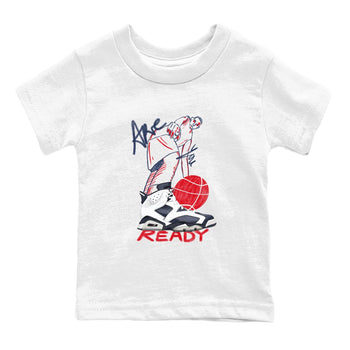 6s Olympic shirts to match jordans Are You Ready sneaker match tees Air Jordan 6 Olympic SNRT Sneaker Tees streetwear brand Baby and Youth White 2 cotton tee
