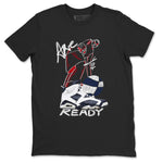 6s Olympic shirts to match jordans Are You Ready sneaker match tees Air Jordan 6 Olympic SNRT Sneaker Tees streetwear brand Black 2 unisex cotton tee