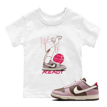 Dunk Cacao Wow And Pink Foam shirts to match jordans Are You Ready sneaker match tees Dunk Cacao Wow And Pink Foam SNRT Sneaker Tees streetwear brand Baby and Youth White 1 cotton tee