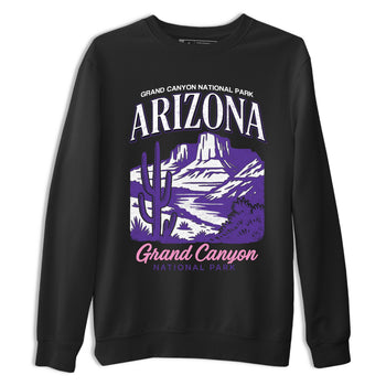 Sneaker match tees – Sneaker Tees To Match Air Jordan 11 Canyon Purple Shoes – Arizona Landscape Tee Black 2