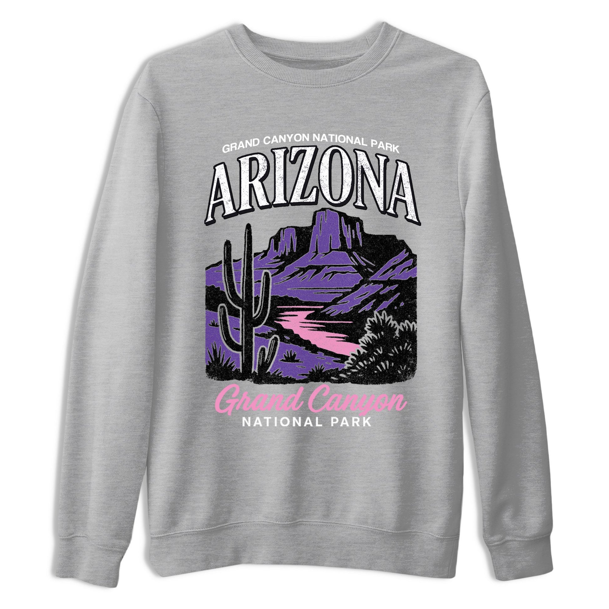 Sneaker match tees – Sneaker Tees To Match Air Jordan 11 Canyon Purple Shoes – Arizona Landscape Tee Heather Grey 2