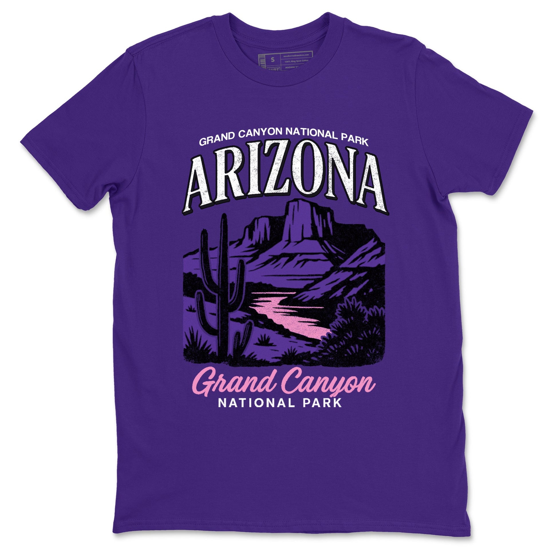 Sneaker match tees – Sneaker Tees To Match Air Jordan 11 Canyon Purple Shoes – Arizona Landscape Tee Purple 2