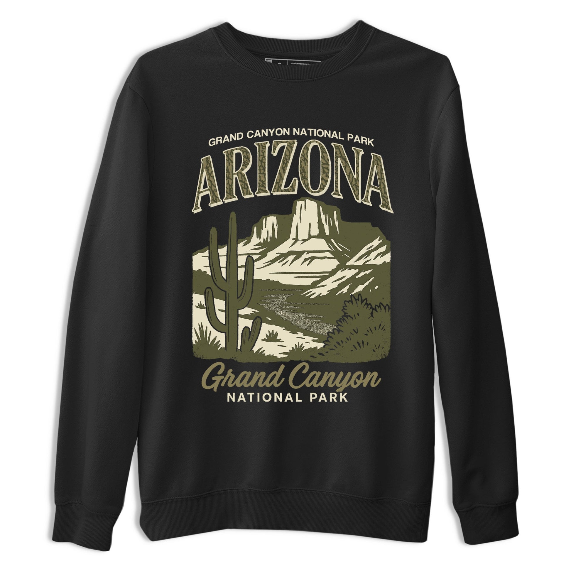 Sneaker match tees – Sneaker Tees To Match Air Jordan 3 Family Affair Shoes – Arizona Landscape Tee Black 2