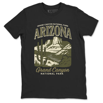 Sneaker match tees – Sneaker Tees To Match Air Jordan 3 Family Affair Shoes – Arizona Landscape Tee Black 2
