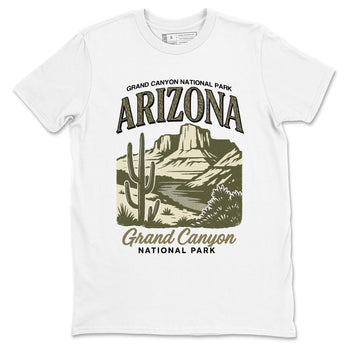 Sneaker match tees – Sneaker Tees To Match Air Jordan 3 Family Affair Shoes – Arizona Landscape Tee White 2