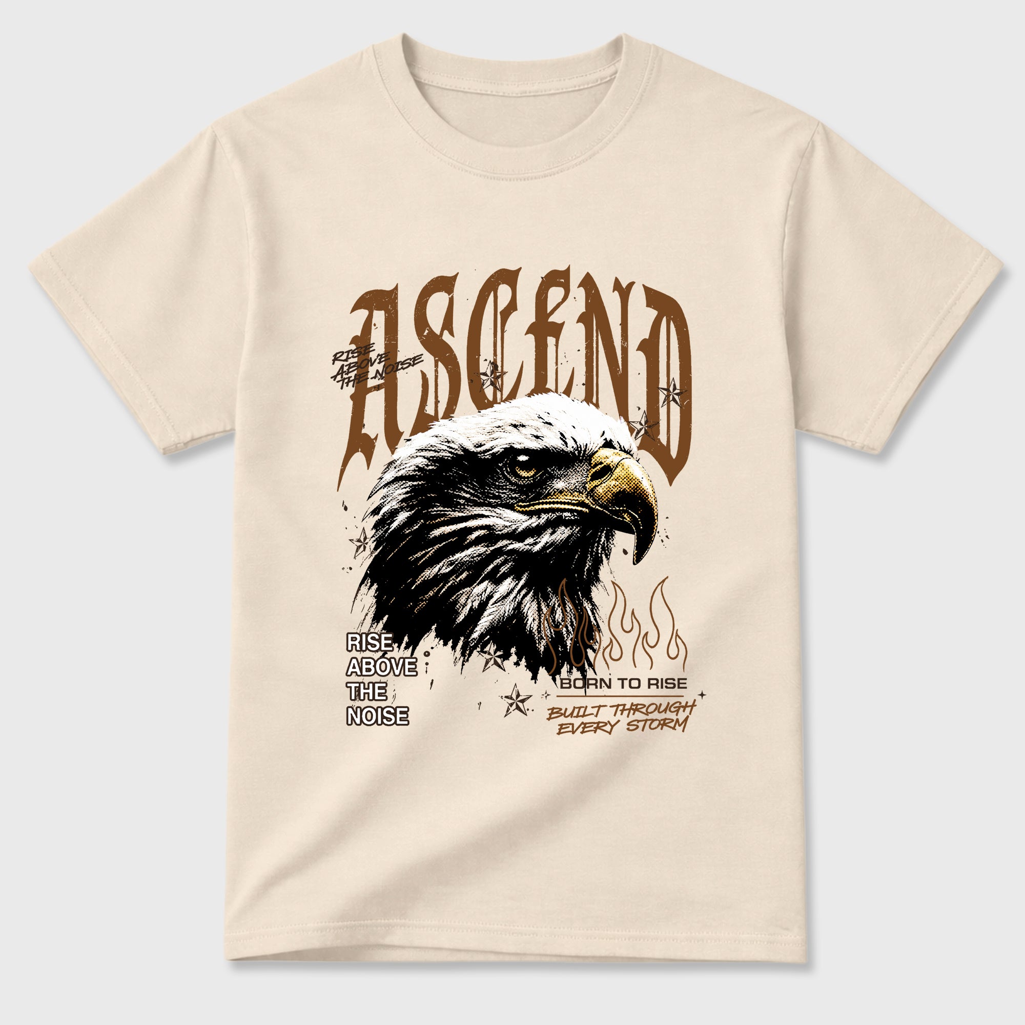 Ascend Beyond Graphic T-Shirt featuring original streetwear artwork designed to match the Air Jordan 1 Love Letter. Natural 2 Graphic T-Shirt.