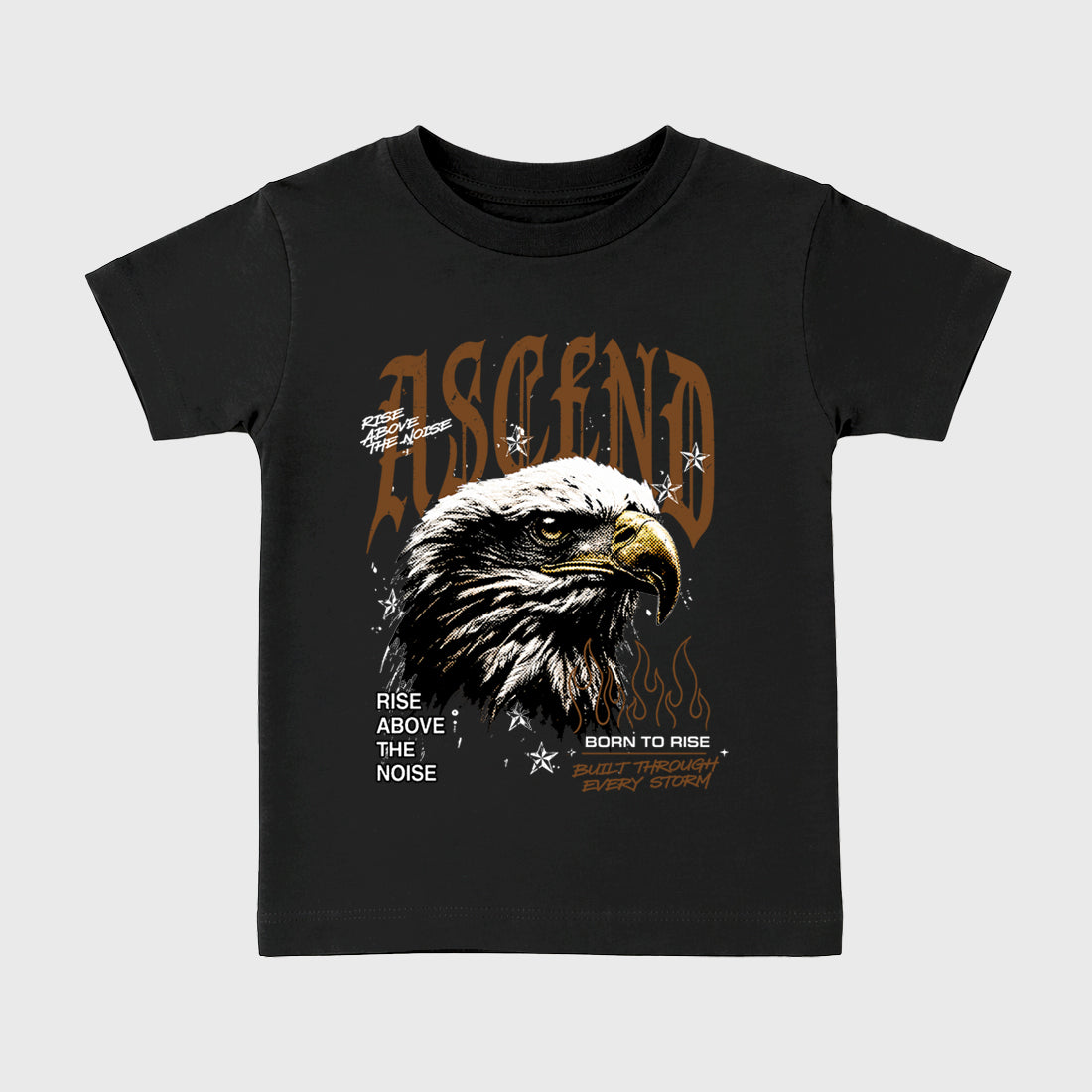 Ascend Beyond Baby & Kids Graphic T-Shirt featuring original artwork designed to match the Air Jordan 1 Love Letter. Black 2 Kids Graphic Tee.