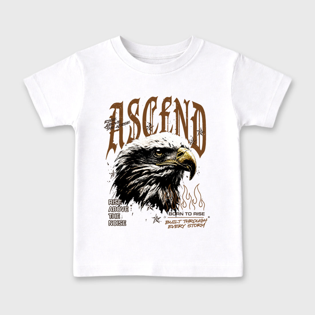 Ascend Beyond Baby & Kids Graphic T-Shirt featuring original artwork designed to match the Air Jordan 1 Love Letter. White 2 Kids Graphic Tee.