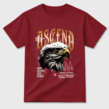 Ascend Beyond Graphic T-Shirt sneaker match tee designed for the Air Jordan 3 Bin 23, featuring coordinated color options for a perfect streetwear match. Cardinal 2 shirt.