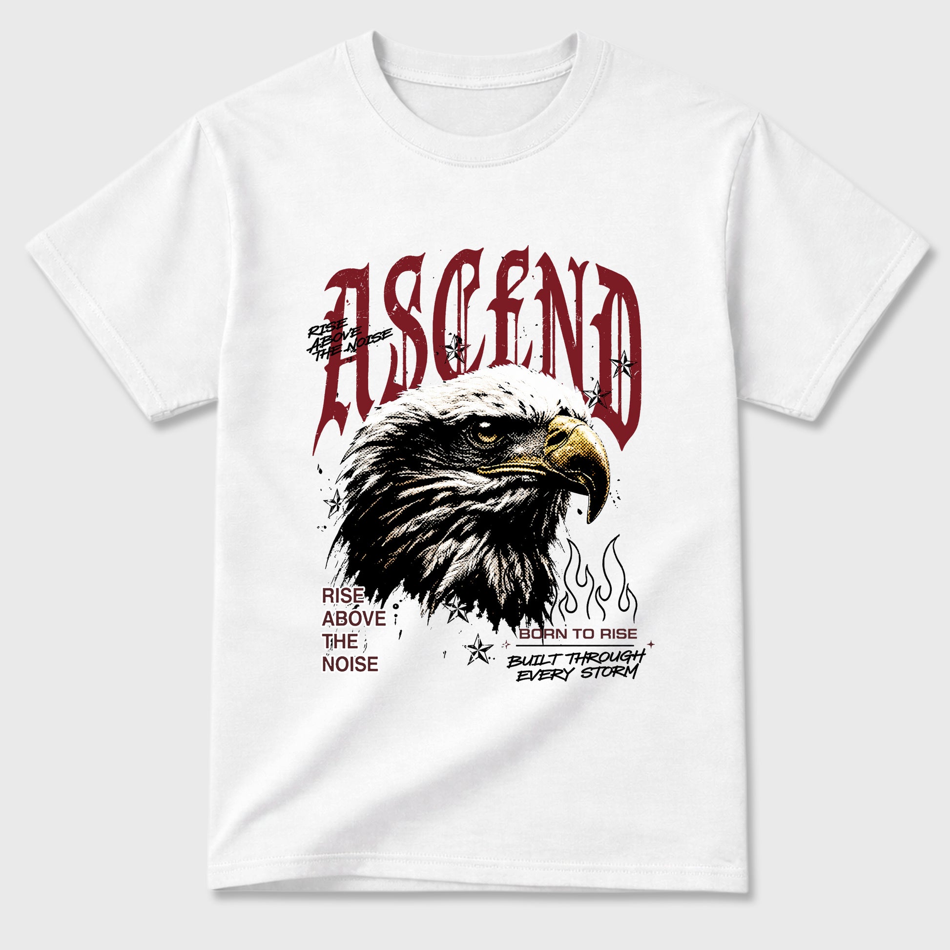 Ascend Beyond Graphic T-Shirt sneaker match tee designed for the Air Jordan 3 Bin 23, featuring coordinated color options for a perfect streetwear match. White 2 shirt.