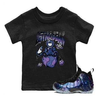 Air Foamposite One Galaxy Shirts To Match Jordans Astrobear Sneaker Shirts Air Foamposite 1 Galaxy SNRT Sneaker Release Tees Baby Youth Toddler Black 1 crew neck shirts