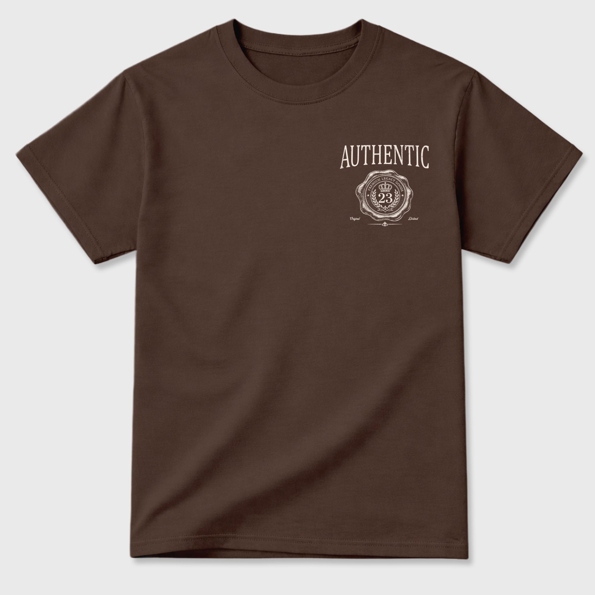 Authentic Graphic T-Shirt featuring original streetwear artwork designed to match the . Dark Chocolate Graphic T-Shirt.