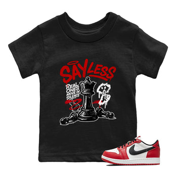 Say Less SNRT Sneaker Tees Kids - Air Jordan 1 Low Chicago - SNRT Sneaker T-shirts