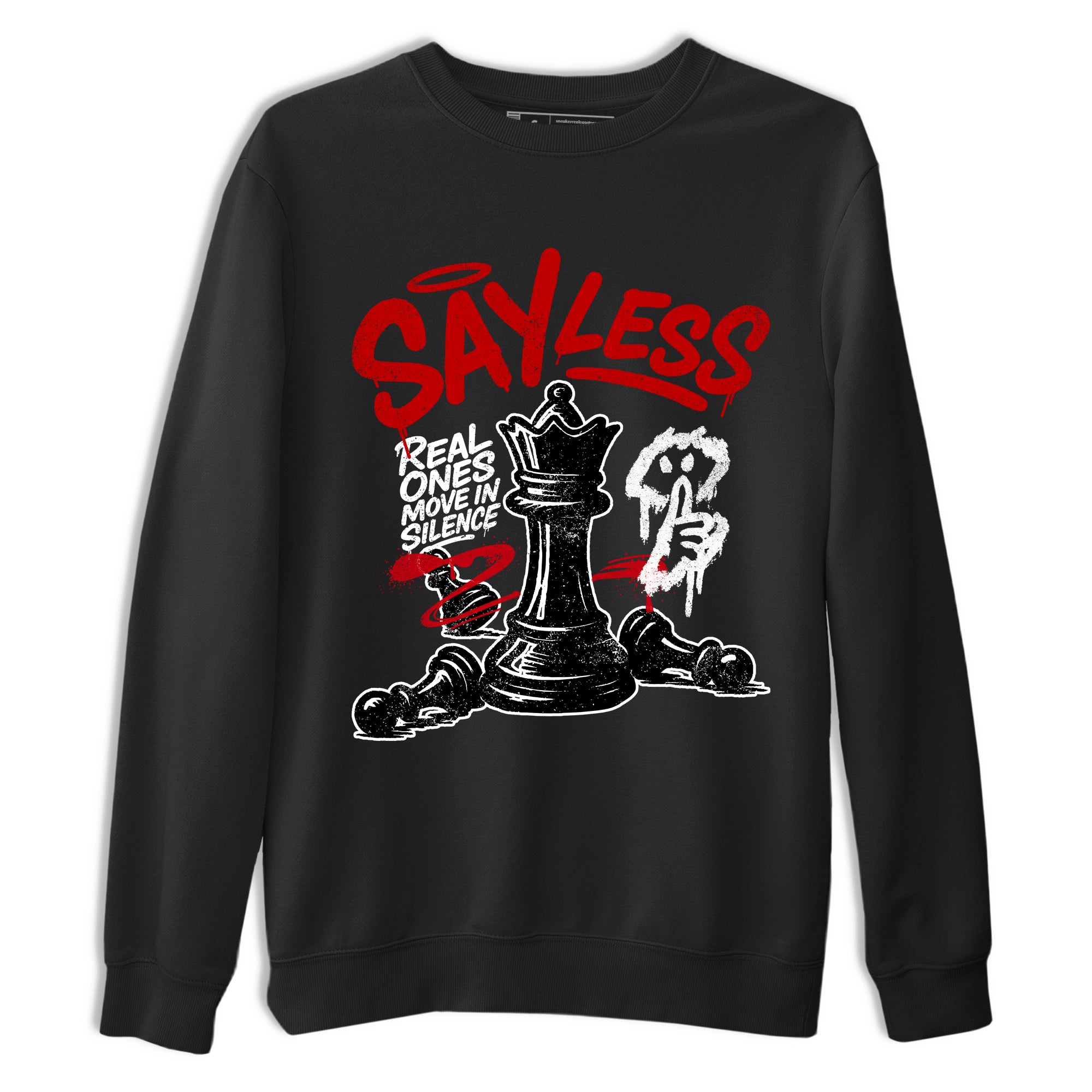 Say Less SNRT Sneaker Tees - Air Jordan 1 Low Chicago - SNRT Sneaker T-shirts