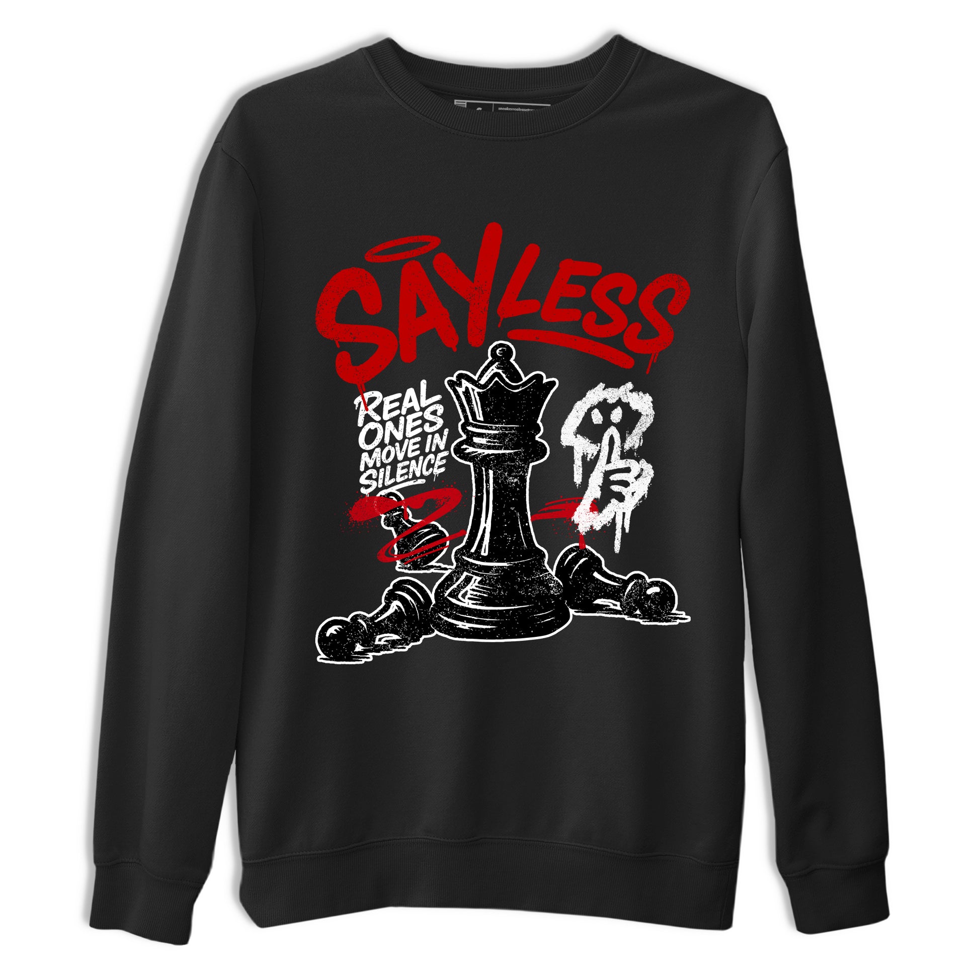 Say Less SNRT Sneaker Tees - Air Jordan 1 Low Chicago - SNRT Sneaker T-shirts