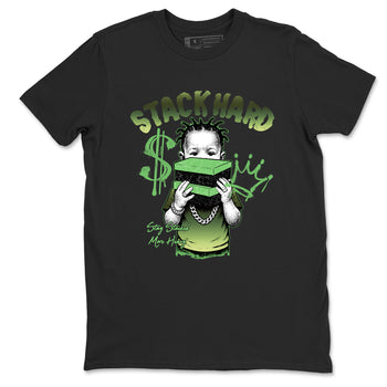 Stack Hard SNRT Sneaker Tees - Air Foamposite One Pine Green - SNRT Sneaker T-shirts