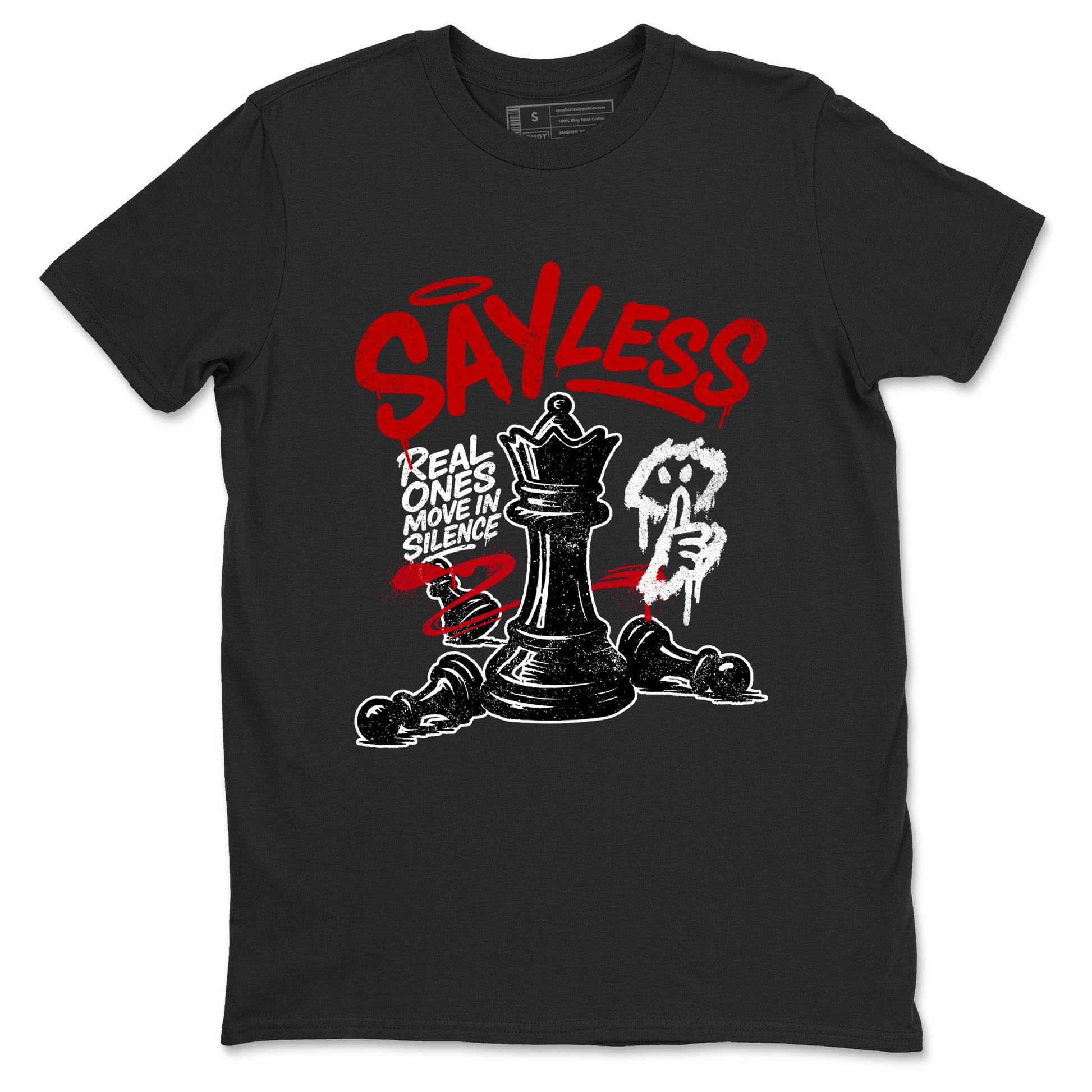 Say Less SNRT Sneaker Tees - Air Jordan 1 Low Chicago - SNRT Sneaker T-shirts