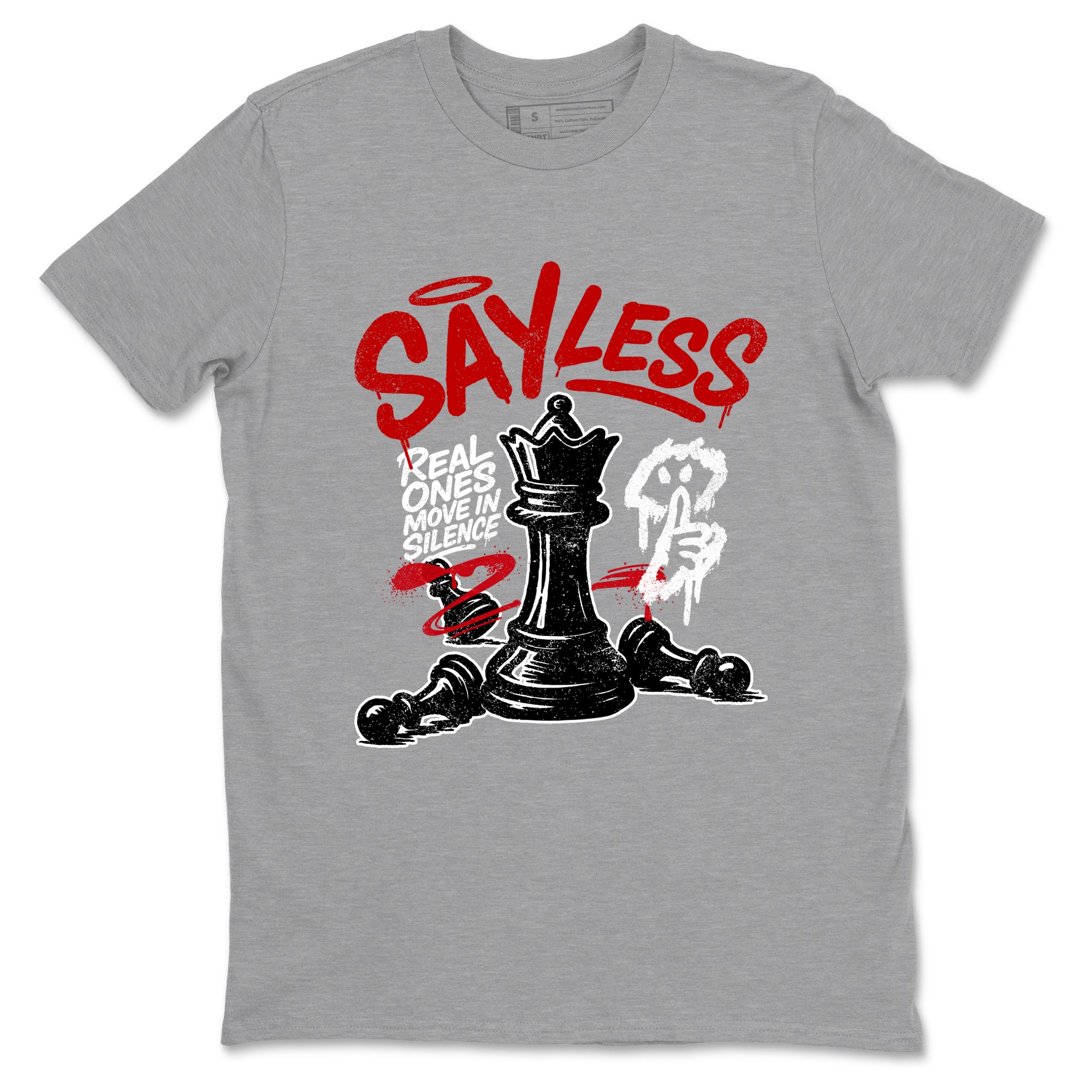 Say Less SNRT Sneaker Tees - Air Jordan 1 Low Chicago - SNRT Sneaker T-shirts