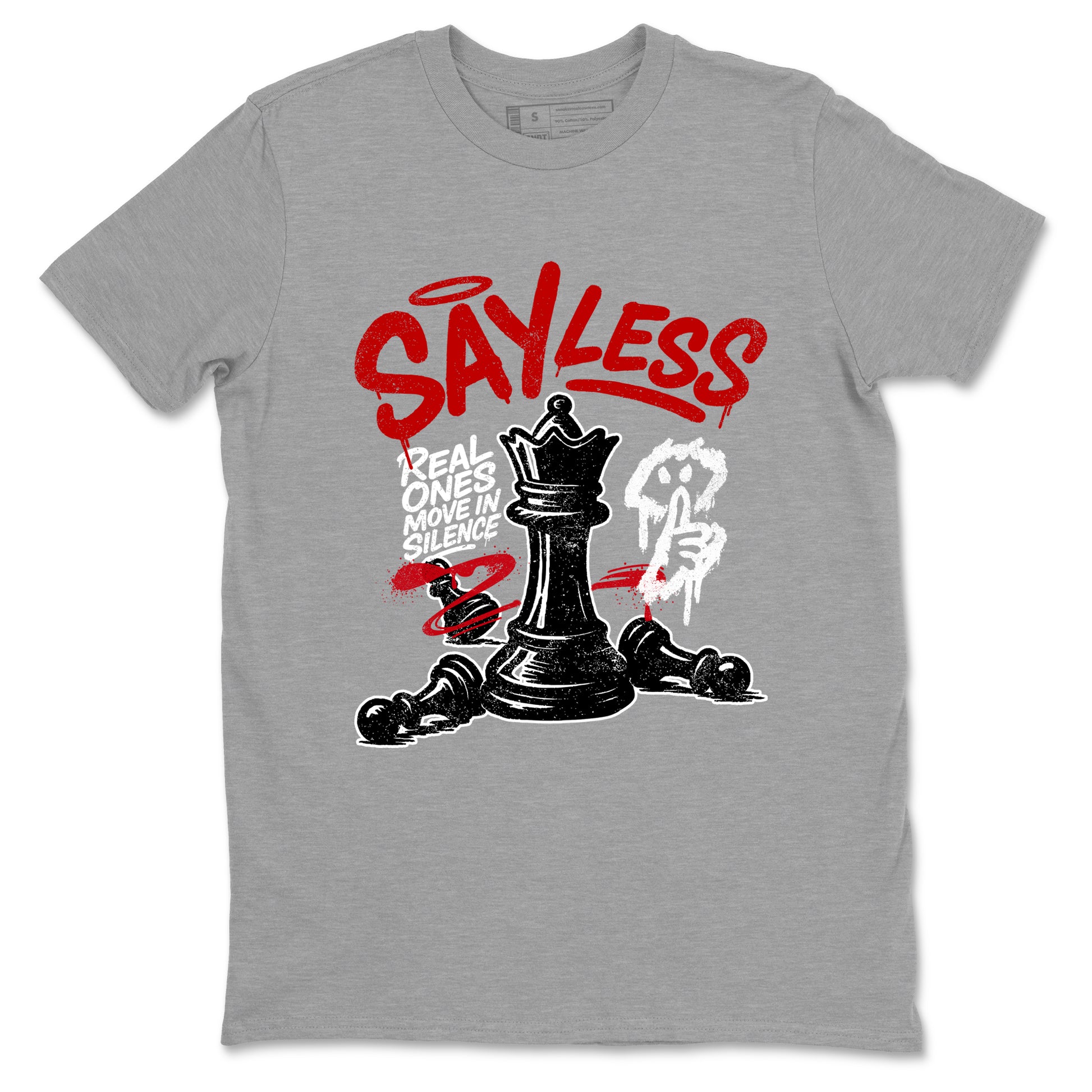 Say Less SNRT Sneaker Tees - Air Jordan 1 Low Chicago - SNRT Sneaker T-shirts