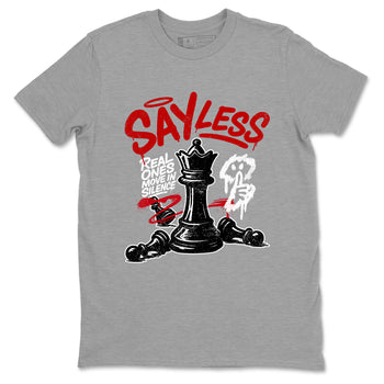 Say Less SNRT Sneaker Tees - Air Jordan 1 Low Chicago - SNRT Sneaker T-shirts