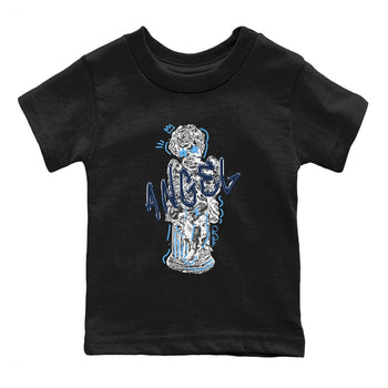 1s Obsidian shirts to match jordans Baby Angel sneaker match tees Air Jordan 1 Low OG Obsidian match shoes to clothes SNRT Sneaker Tees Youth Baby Black 2 tee